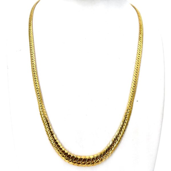COBRA Round Necklace Yellow Gold 750% Art.GGOR3
