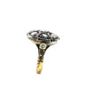 Yellow gold patch ring ART. TOPAN08