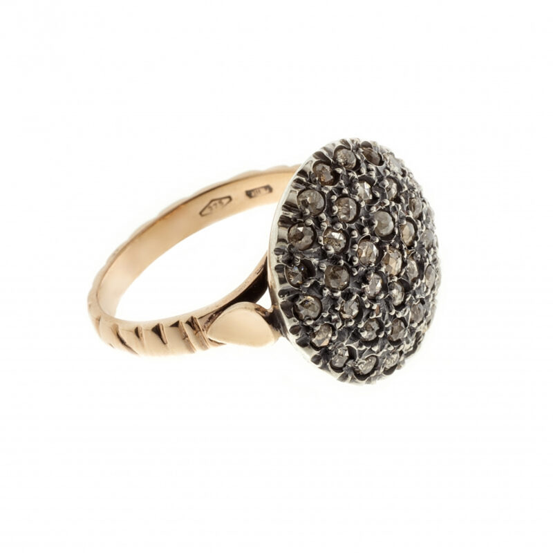 Gold and Diamond Patch Ring Art. 511681