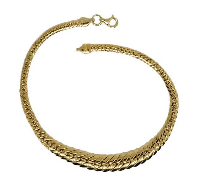 COBRA bracelet yellow gold 750% Art.BGOR1