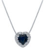 Gold Sapphire Pendant 750% and BELLE EPOQUE Diamonds Art.262852ZB