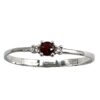 Anello diamanti rubino oro bianco GEMME Art.AN2987