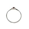 Anello diamanti rubino oro bianco GEMME Art.AN2987