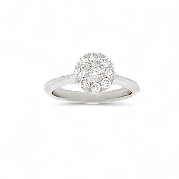 Anello solitario oro e diamanti SETA art. ASL02