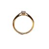 Gold and diamond SILK solitaire ring Art. 5010693