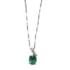 Emerald and diamond pendant gold GEMS art. CD370
