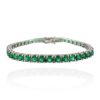 Bracciale tennis di smeraldi art. BR514