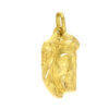 Christ face pendant in gold Art. TCOR1