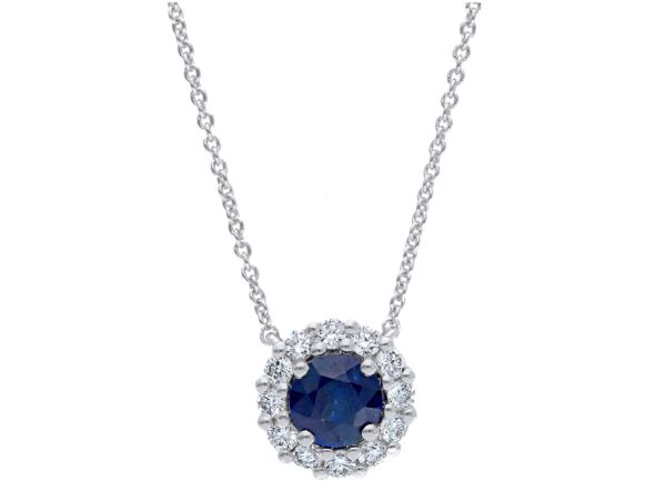 Girocollo zaffiro blu oro e diamanti BELLE EPOQUE Art. CIP229030