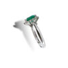 Gold and diamond emerald ring BON TON Art. AN1127