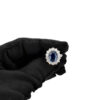 Anello Zaffiro blu diamanti e oro BON TON Art. AN2014