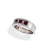 Veretta ring with diamonds and rubies BELLE EPOQUE art. AN2144