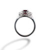 White gold GEMSTONE ruby diamond ring Art.ANTR2