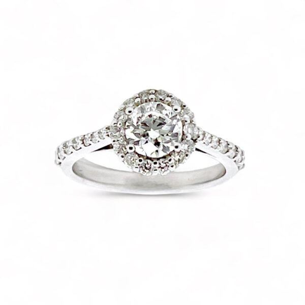 Anello solitario BACI oro e diamante IGI  Art.AN2751