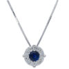 Pendente zaffiro oro e diamanti BELLE EPOQUE Art.264176ZB