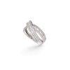 White gold ring with diamonds BAGUETTE Art. 3013