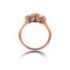 Anello trilogy rubini e diamanti in oro BELLE EPOQUE Art. AN3038