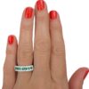Emerald and diamond ring BELLE EPOQUE art. AN1166