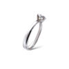 Anello solitario  diamanti oro bianco TULIPANO Art. AN3051-12