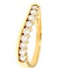Yellow gold ring with diamonds INCONTRO art. AN2874-1