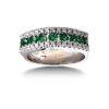 anello smeraldo diamanti oro cipolla dal 1950 gioiellieri palermo 2 gioielleria palermo Emerald and diamond ring BELLE EPOQUE art. AN1166