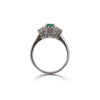 Anello con smeraldo taglio cuore e diamanti art.AN2267