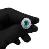 Anello con smeraldo e diamanti BELLE EPOQUE art. AN2428