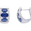 Diamond and gold sapphire earrings BELLE EPOQUE art. 234415