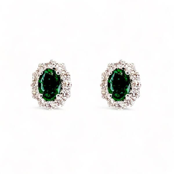 Orecchini smeraldi e diamanti Art.CONT/B/25