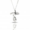 White gold 750% cross pendant and diamonds Art.CC1478