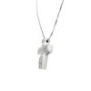 White gold cross and NARCISO diamond pendant Art. GR083