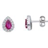 Rubies and diamonds earrings Art. 225828