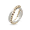 Anello Filodellavita Prezioso 3 fili e Diamanti Brown da 0.80 ct art. AN322AGBR