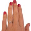 Anello rubino diamanti e oro BON TON Art. 7699/ARG
