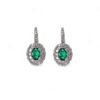 Emerald earrings white gold 750% BELLE EPOQUE ART. OR497