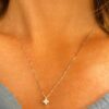 Girocollo punto luce diamanti e oro DESIDERIO Art. CD704