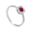 Anello Rubino e diamanti in oro BELLE EPOQUE Art. CIP264857RB
