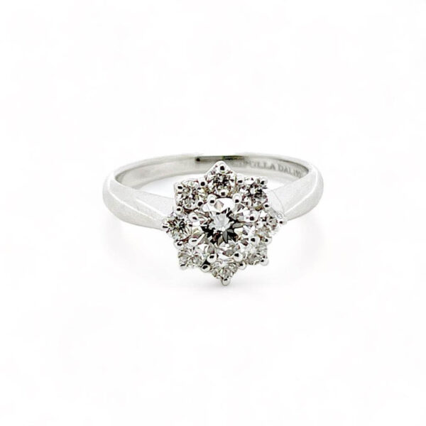Anello solitario con diamanti certificato GIA  AMERICA Art.SOLAN07