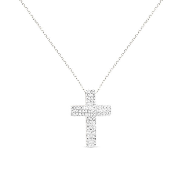 Cross pendant with diamonds art.GR420