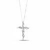 White gold 750% cross pendant and diamonds Art.GR425