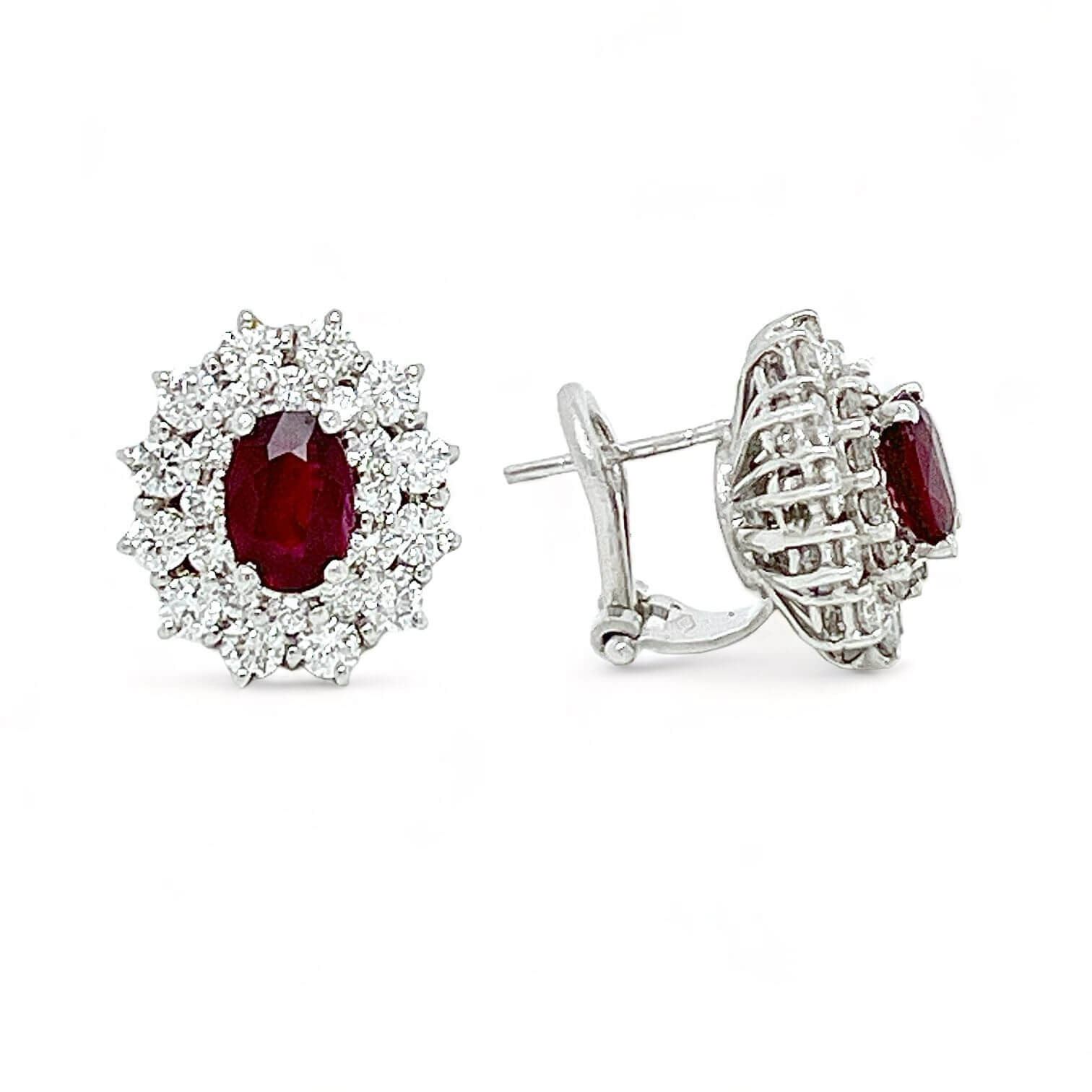 Orecchini con diamanti e rubini BON TON art.OR303