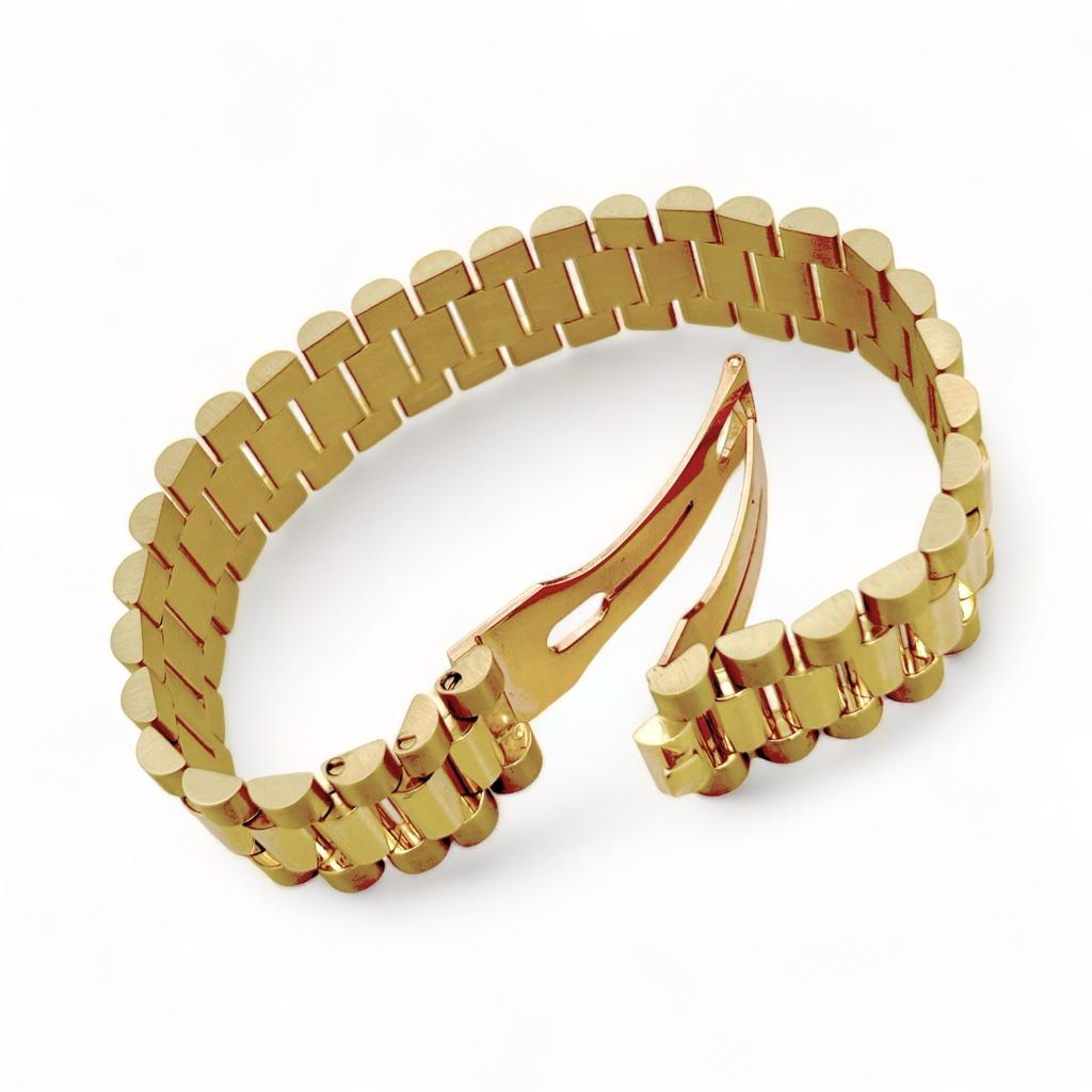 Bracciale uomo maglia modello rolex President oro giallo 750% ART. BRBRR1 Bracciale uomo maglia modello rolex President oro giallo 750% ART. BRBRR1