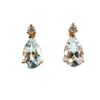 orecchini oro diamanti acuqmarina cipolla dal 1950 gioiellieri palermo 1 gioielleria palermo Aquamarine Earrings Gold and Diamonds GEMS Art. OR1576-2