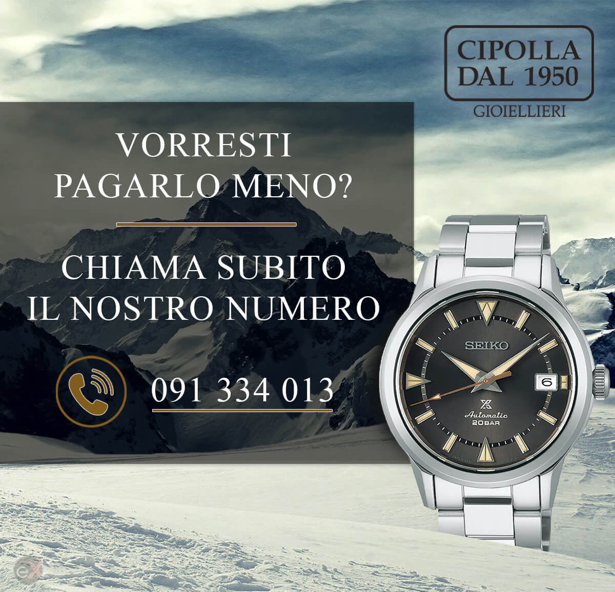 Seiko SRPE39K1 Orologio Automatico Uomo - Cassa Acciaio 45mm, Quadrante Blu, Vetro Zaffiro, 10 ATM