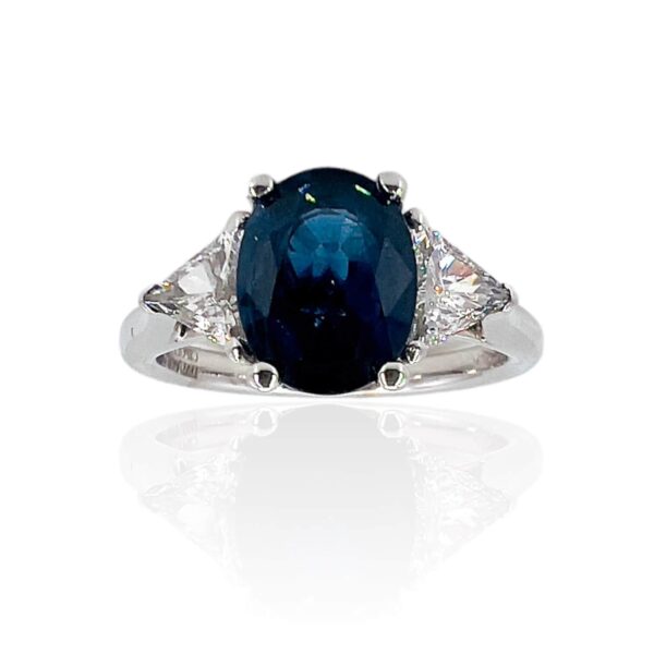 Anello zaffiro in oro e diamanti  GEMME Art.97/22