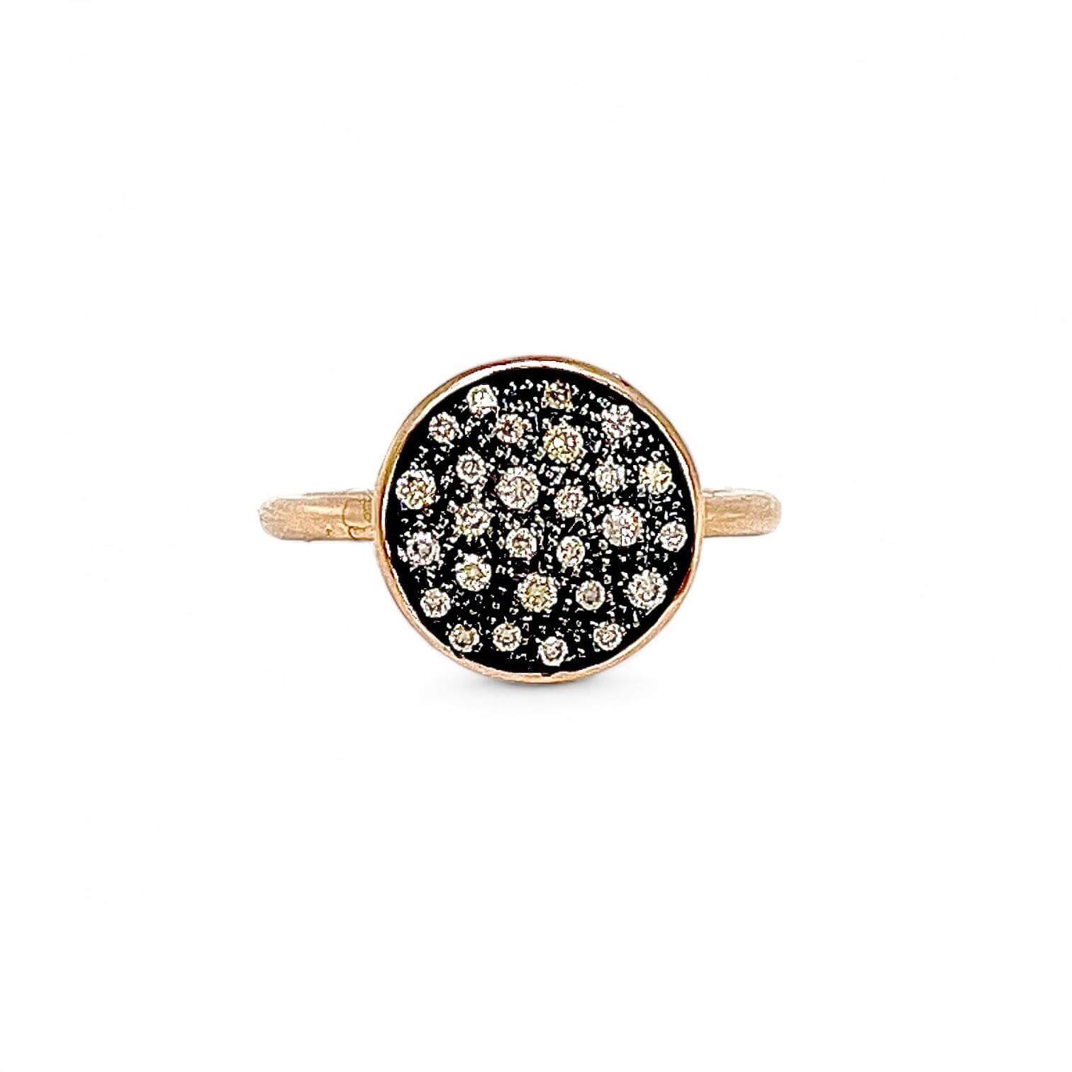 Anello oro rosa e diamanti TOPPINA Art. 7771BW
