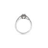Anello solitario TAGLIO radiant  oro bianco 750% ART. AN2672