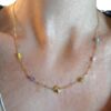 Collana girocollo catena con quarzi Art. MASGR20
