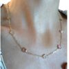 Collana girocollo catena con quarzi Art. MASGR22
