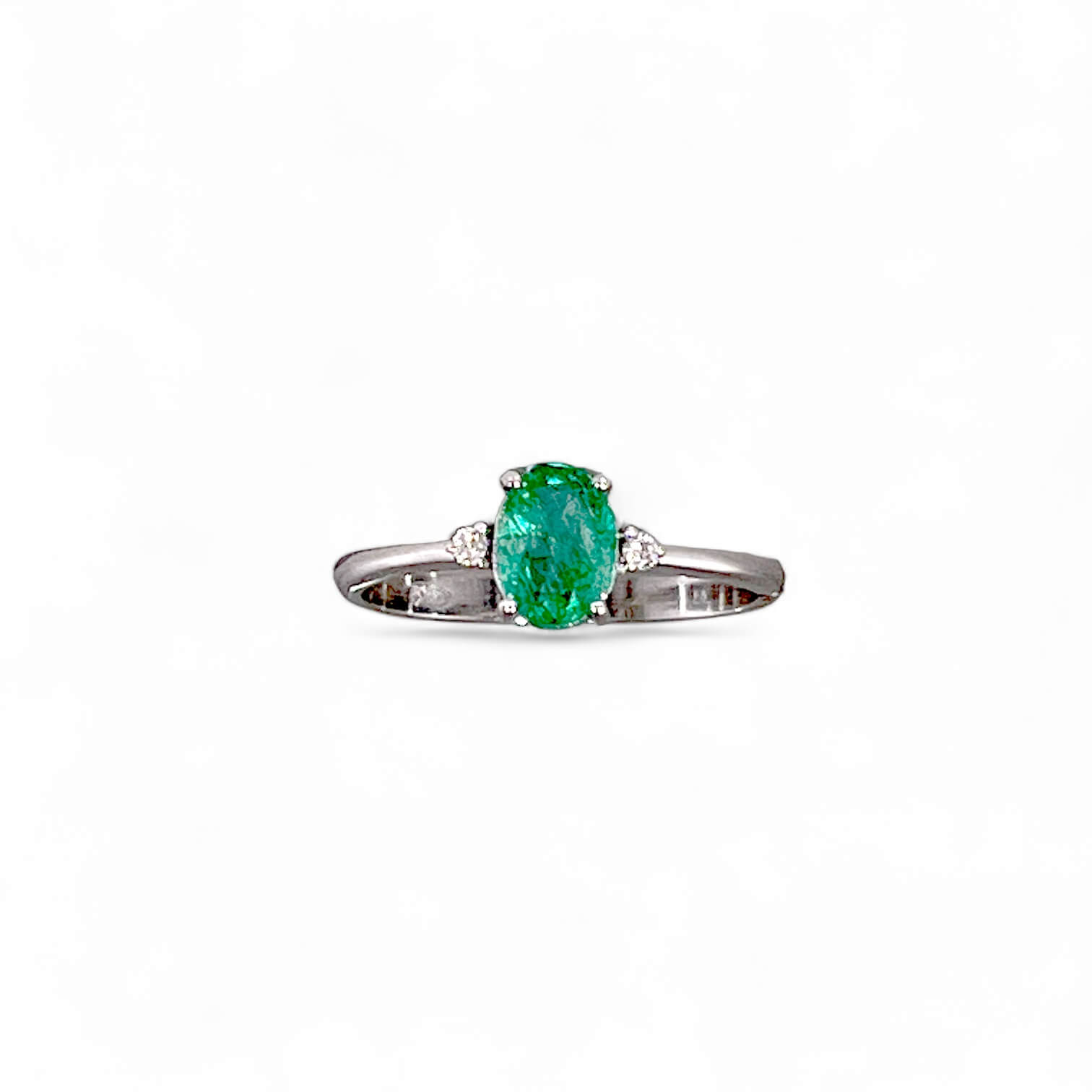 Anello smeraldo diamanti oro  GEMME Art. AN2690